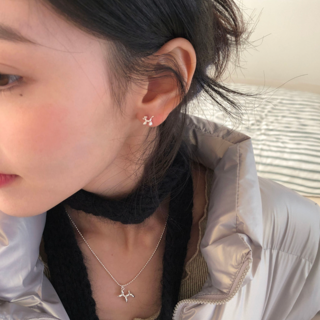 |DUNGEUREON| Balloon Puppy earrings/ piercing