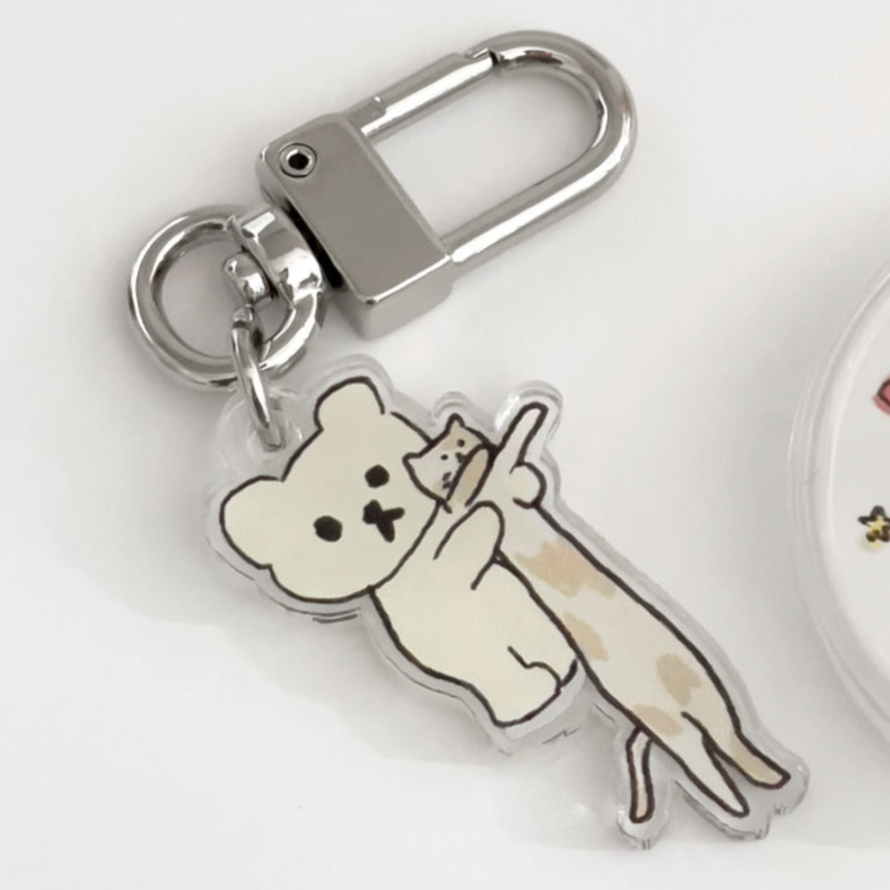 |MAZZZZY| Cat & Muffin Keyring