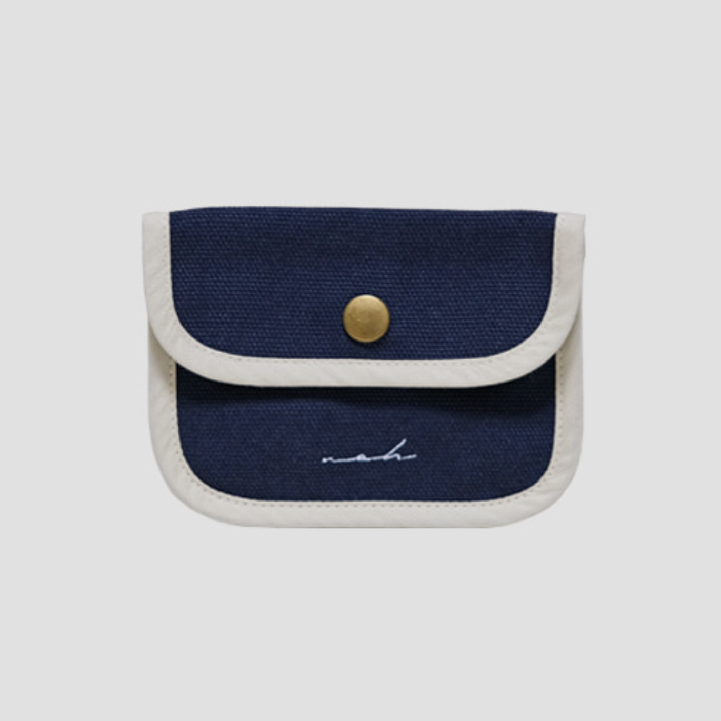 |noh| Signature Mini Wallet (Navy)