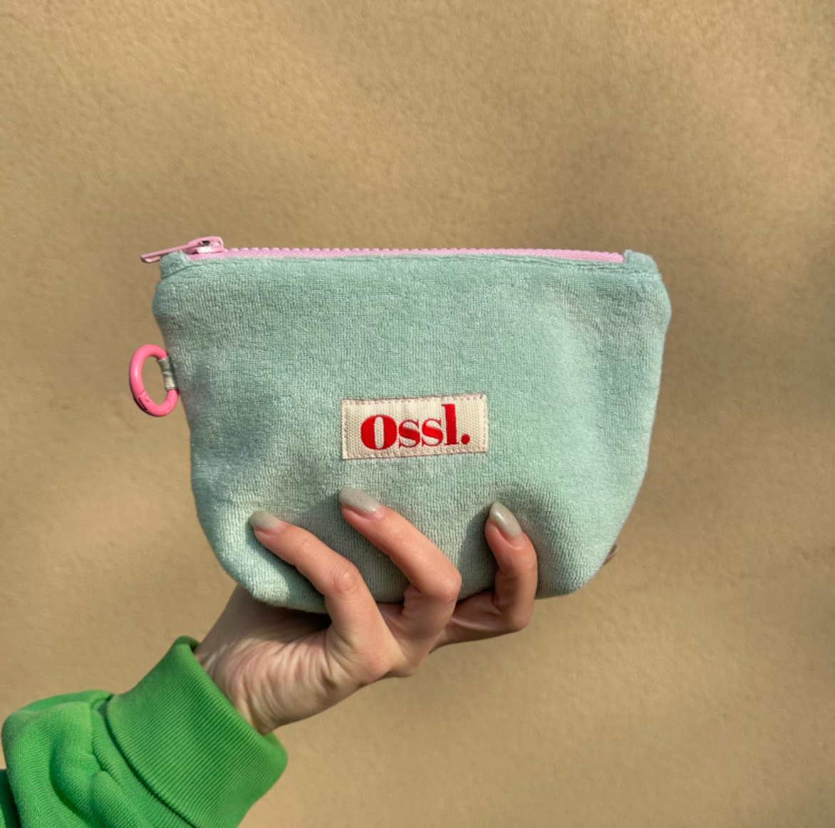|Ossl| Ossl Handmade Mint Terry Pouch