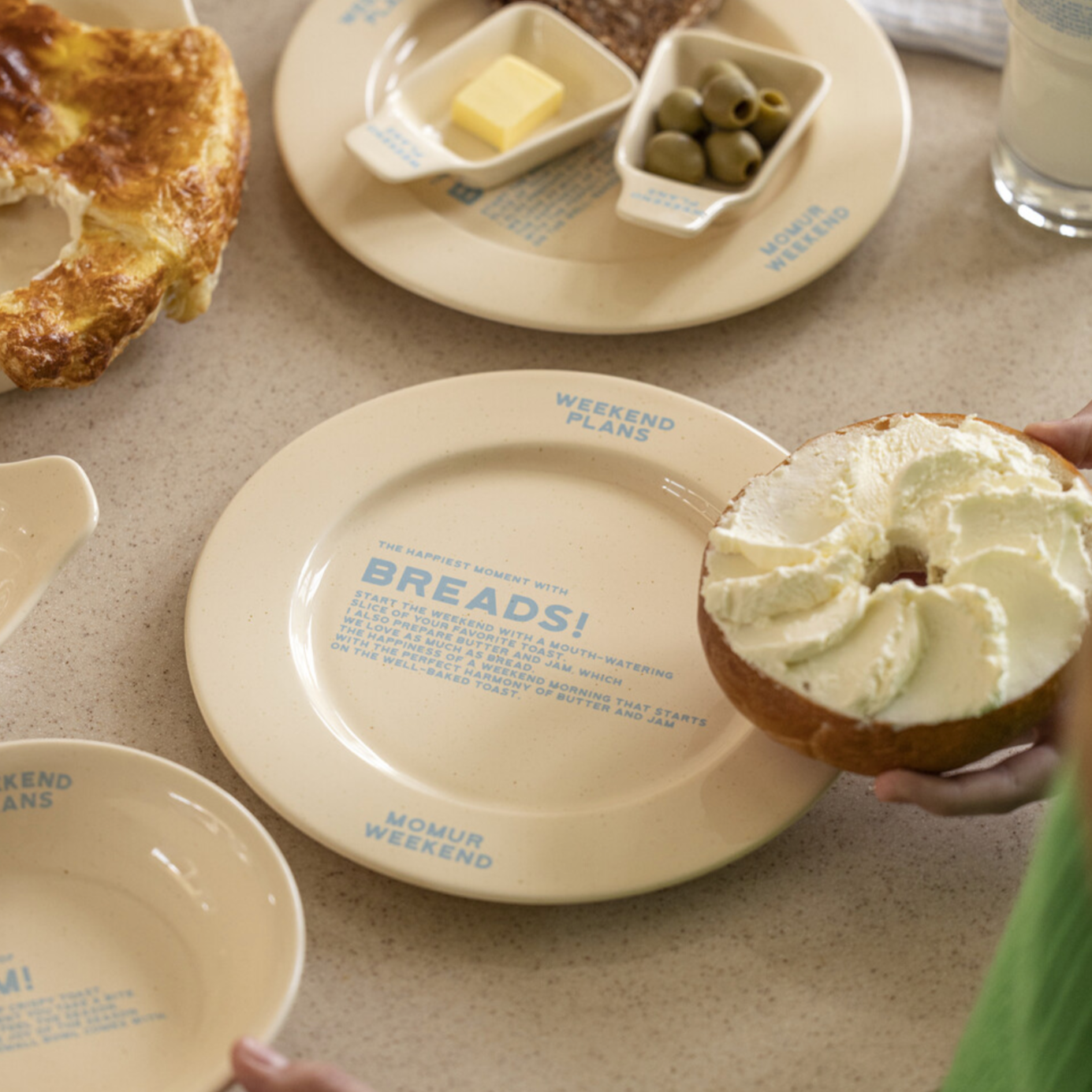 |momur| |Weekend 5| Plate (Beige)