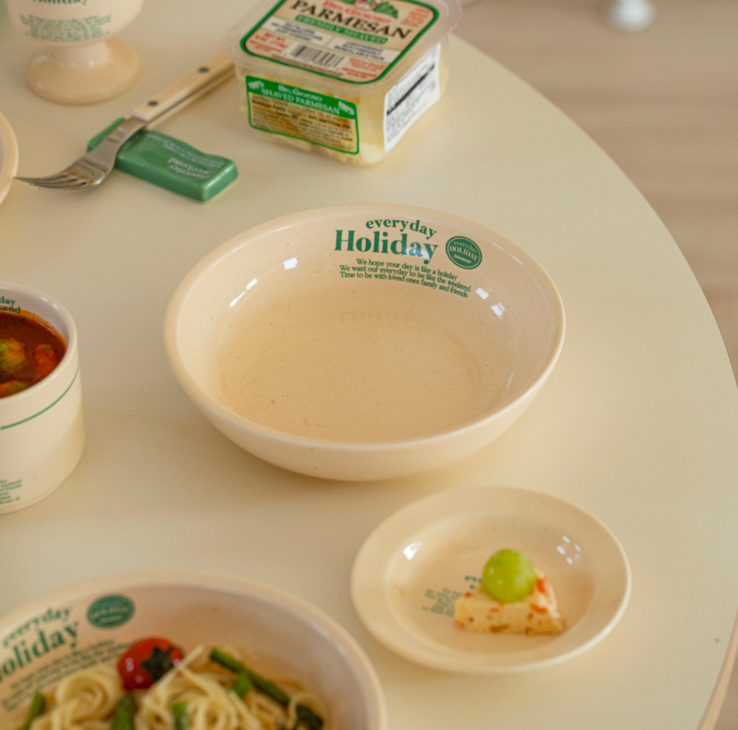 |momur| |weekend 4| Holiday Bowl (Butter Green)