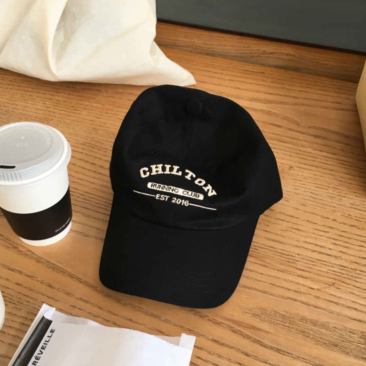 |98°C| Running Club Lettering Embroidered Ball Cap