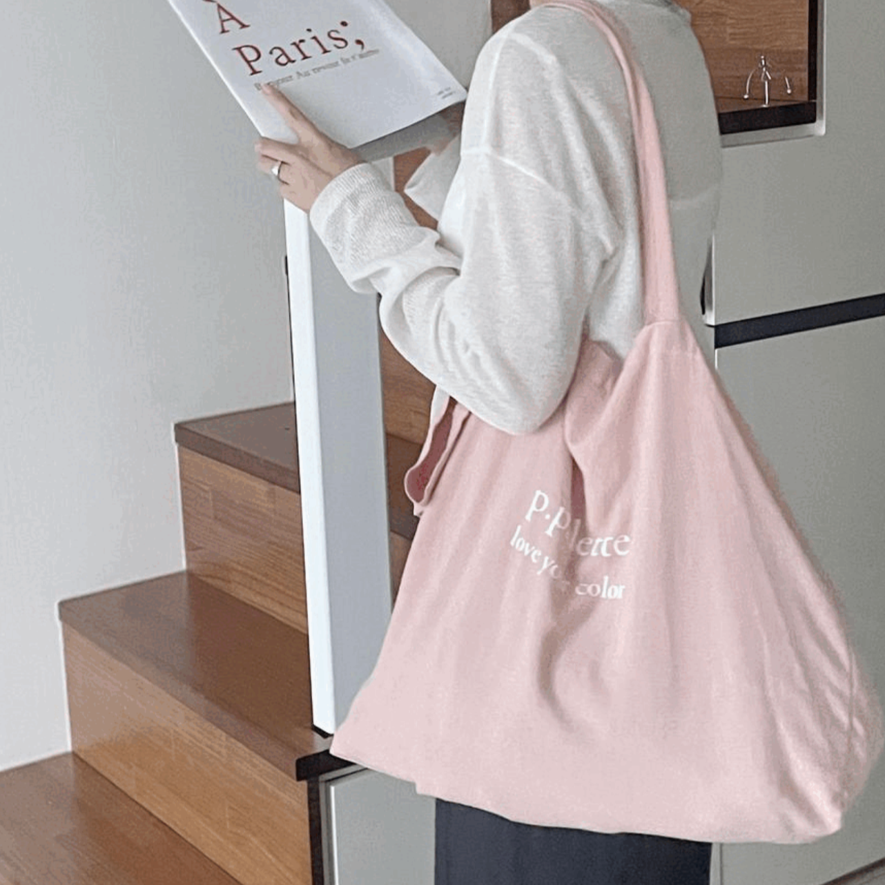 |p.palette| Natural Linen Bag (4colors)