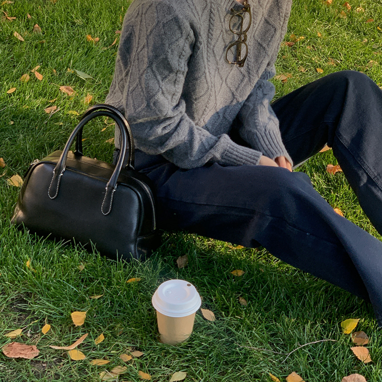 |MERRY AROUND| |MA DENIM| Blue Night Wide Denim Pants