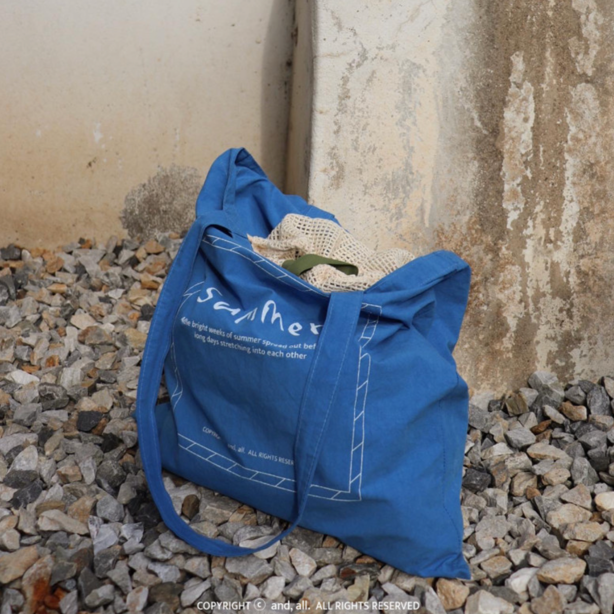 |and,all.| Summer Blue Bag