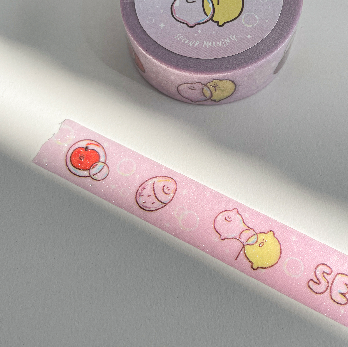 |second morning| Bubble Glitter Masking Tape