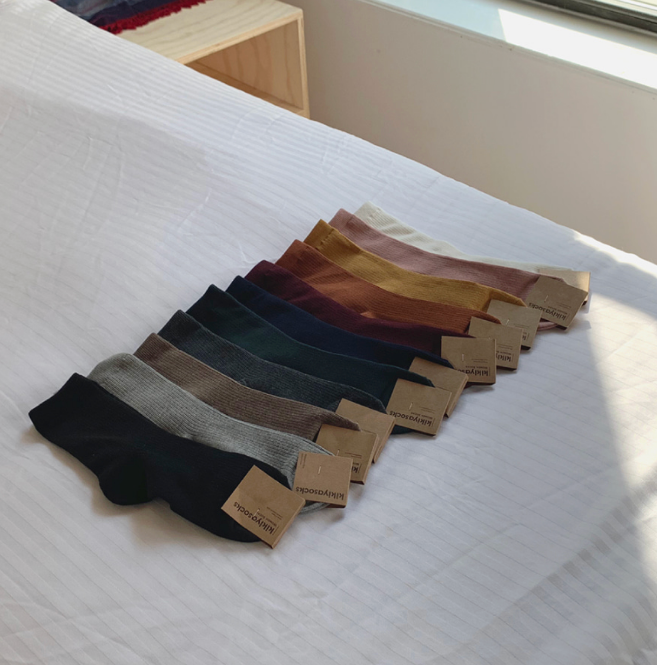 |REAL YELLOW| Good Day Socks (11colours)