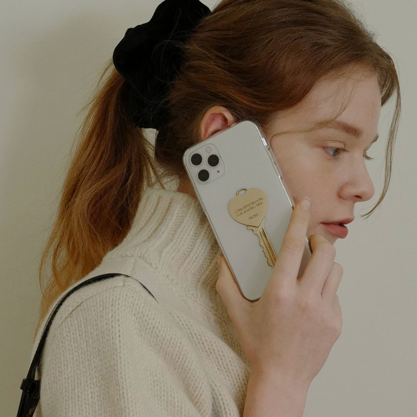 |fi,ore| Heart Key Jelly Clear Hard Case