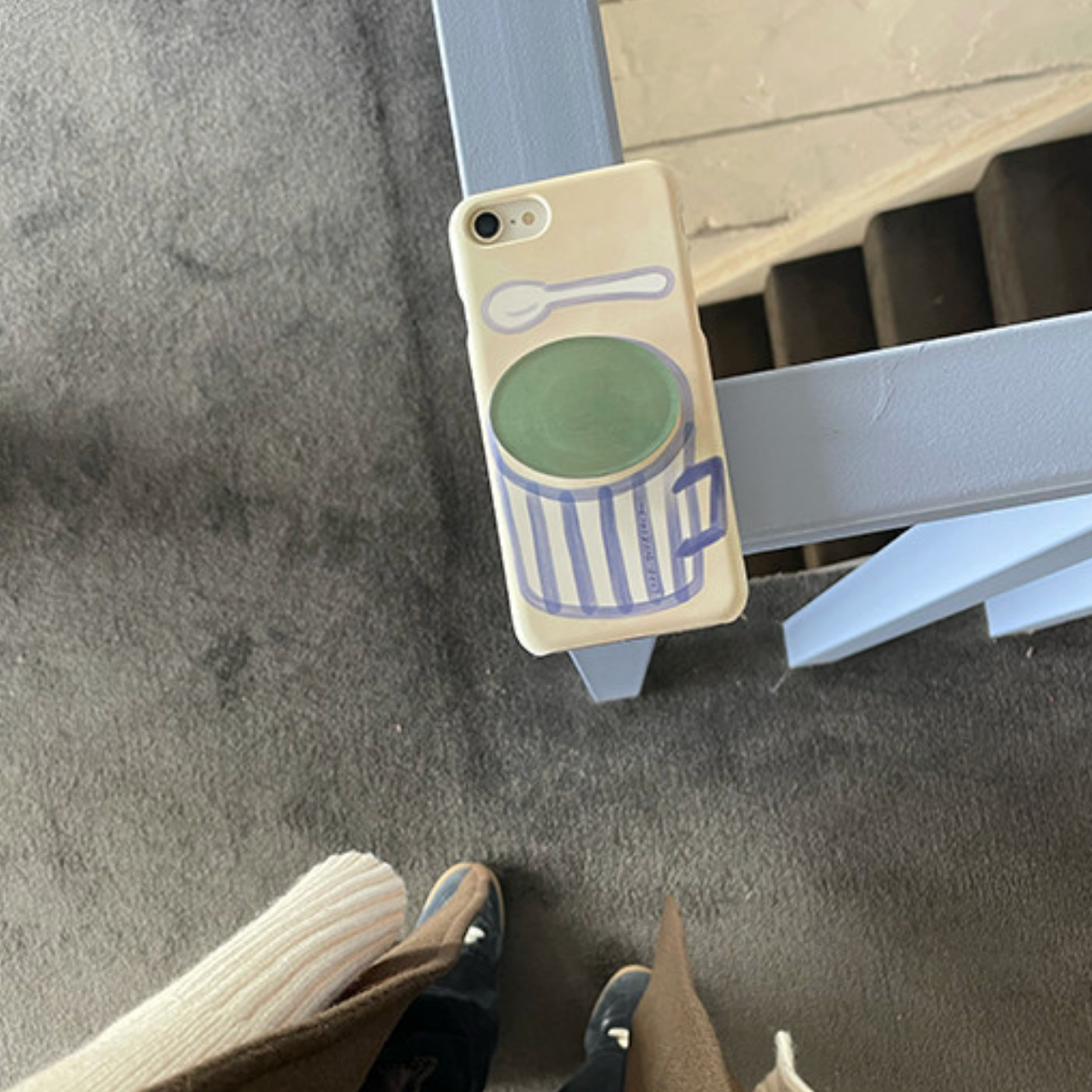 |Loumoi| Drink series : Latte Glossy Hard Case