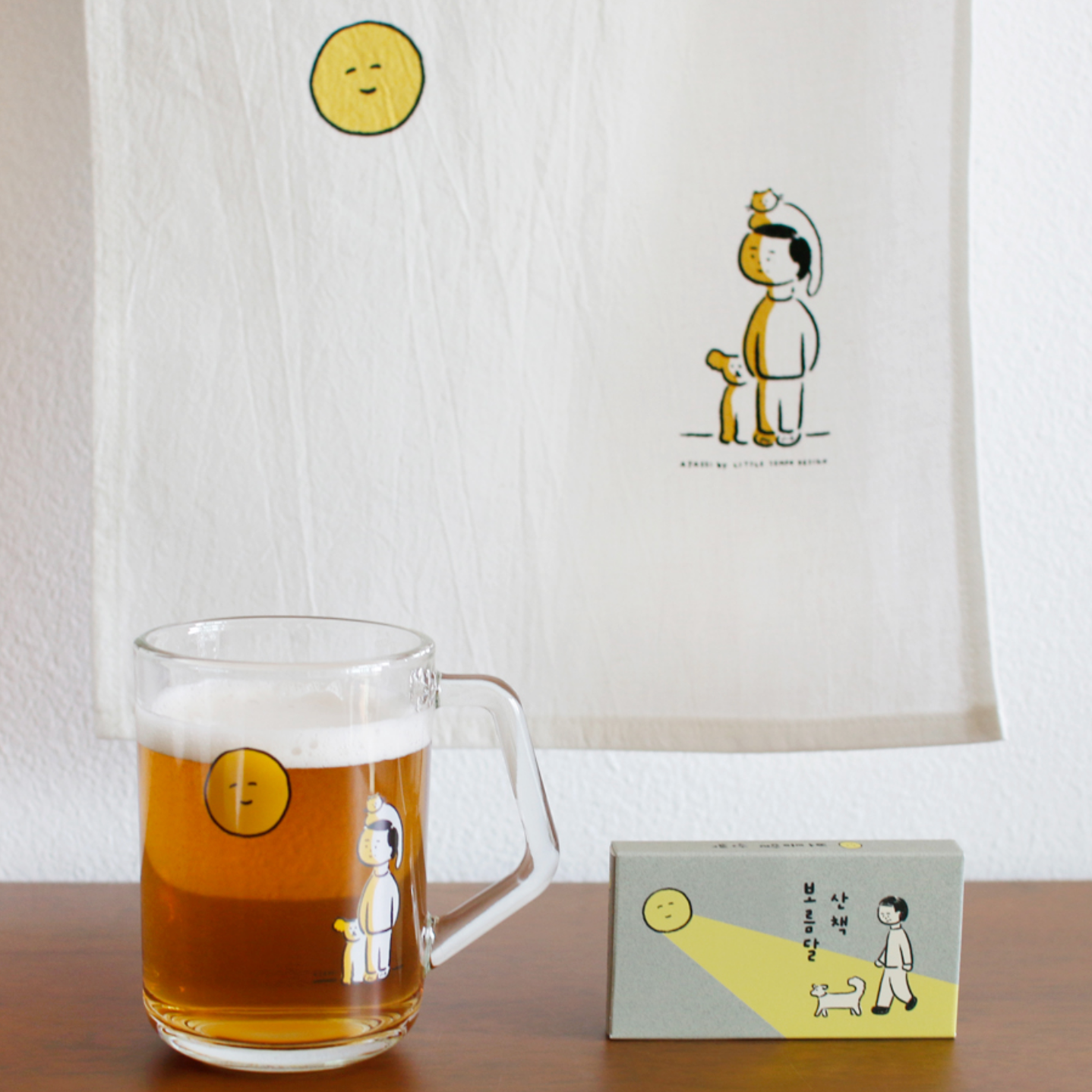 |LITTLE TEMPO| AJ Fabric Poster <보름달 산책>