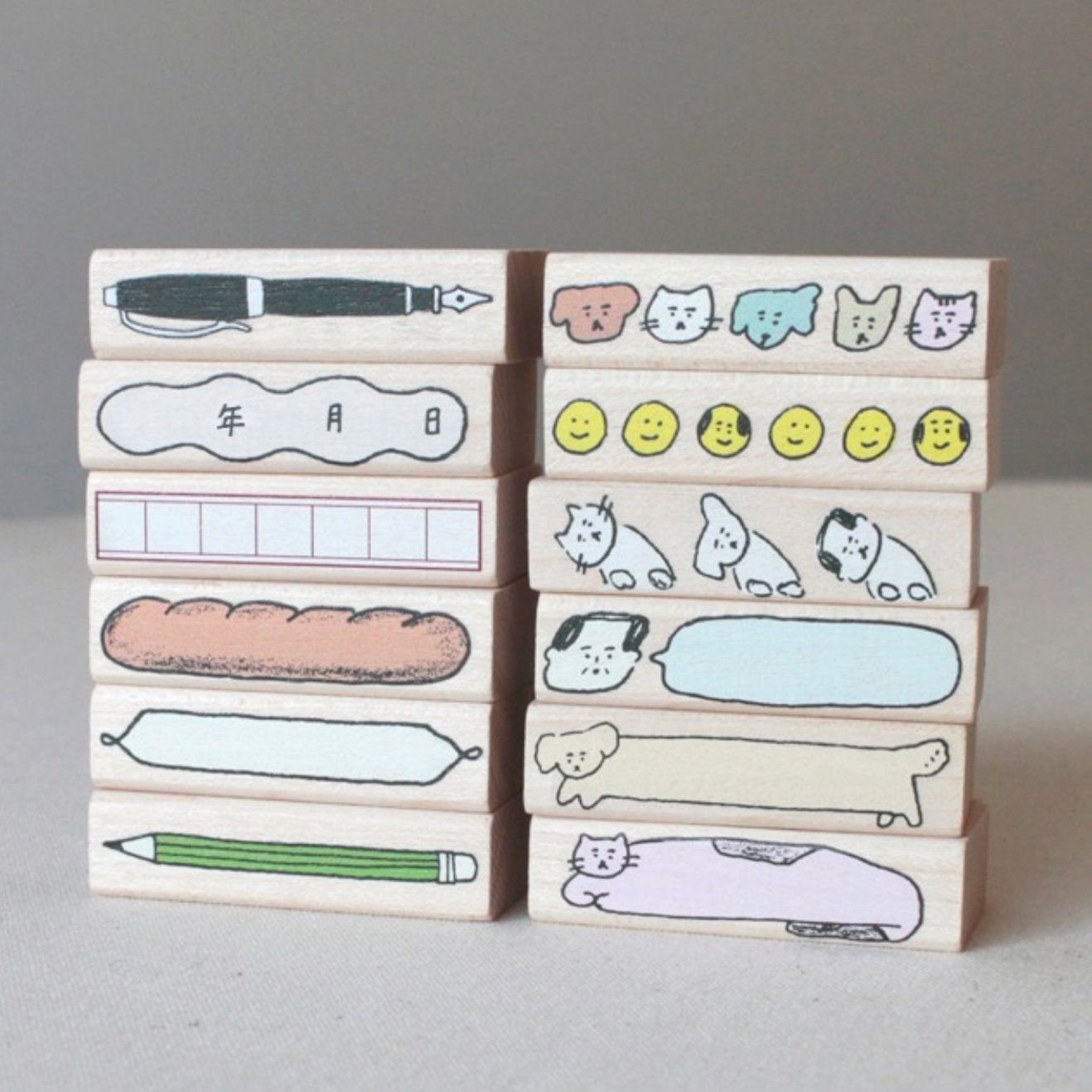 |LITTLE TEMPO| AJASSI Deco Stamp (L)