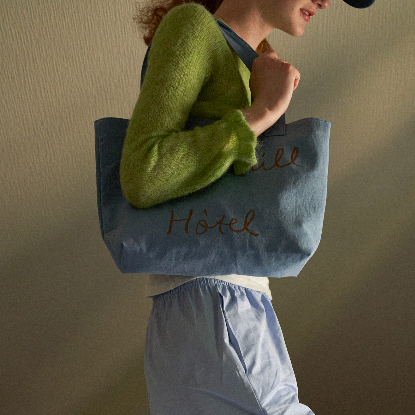 |HOTEL PARIS CHILL| Breezy Day Bag (Dusty Blue)