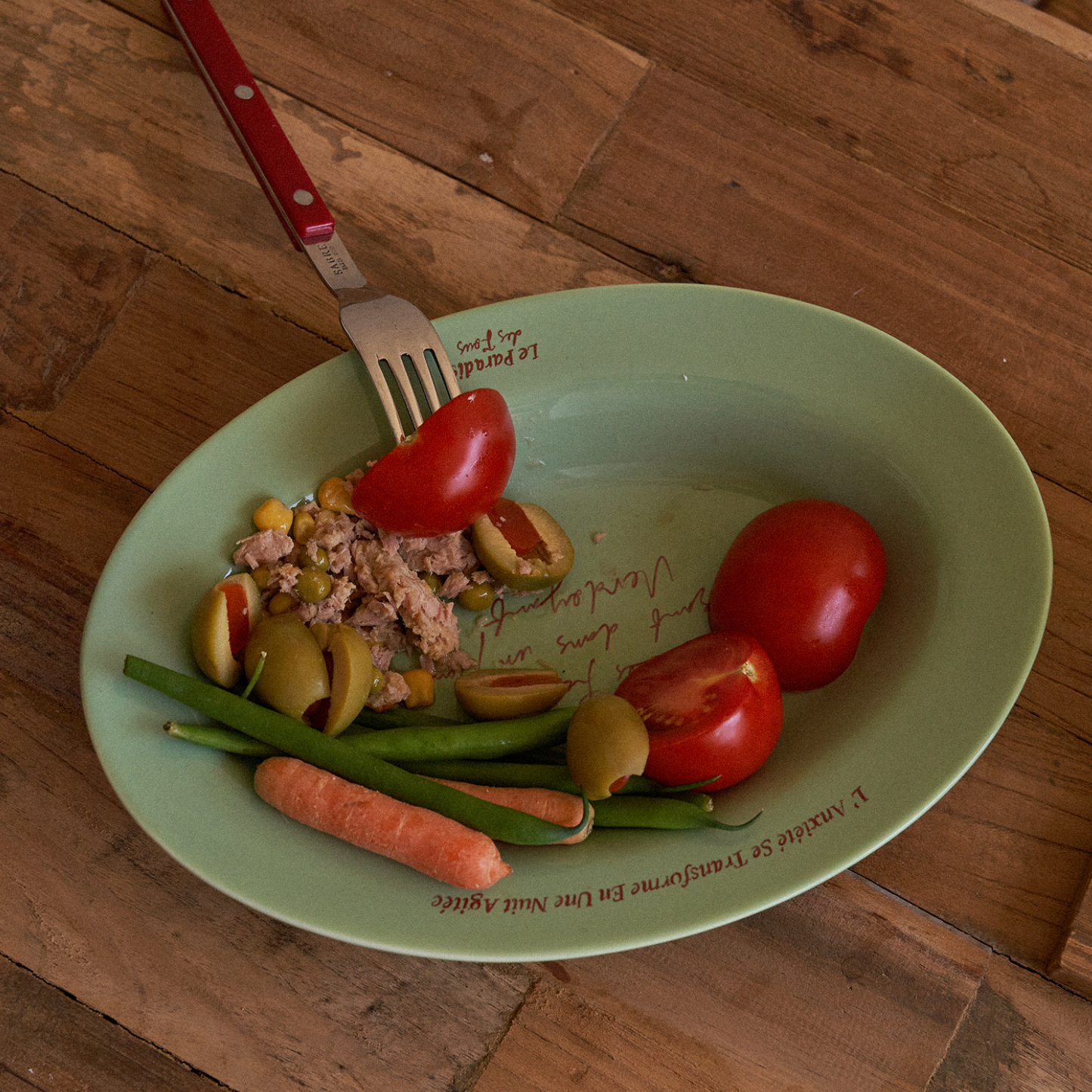 |HOTEL PARIS CHILL| Le Paradis Oval Plate (Olive)