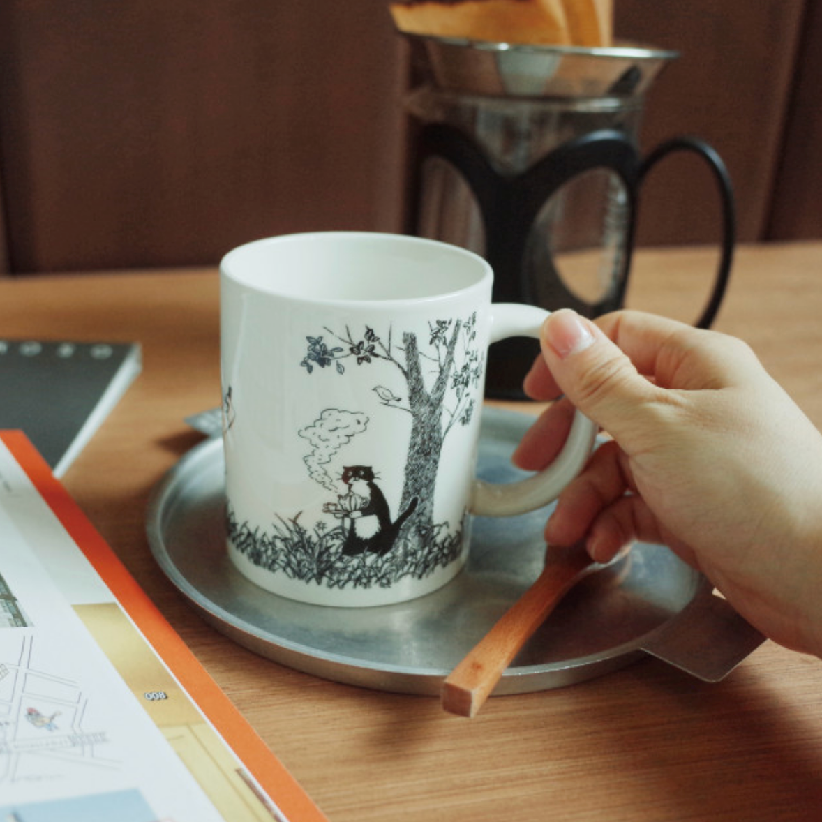 |HUGINN AND MUNINN| Tea Time Mug 350ml