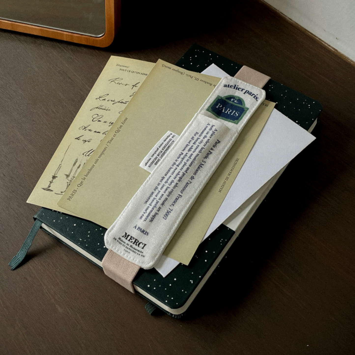 |MAMANAUBE| ATLEIER PARIS ATLIER Paris Lettering Bookmark