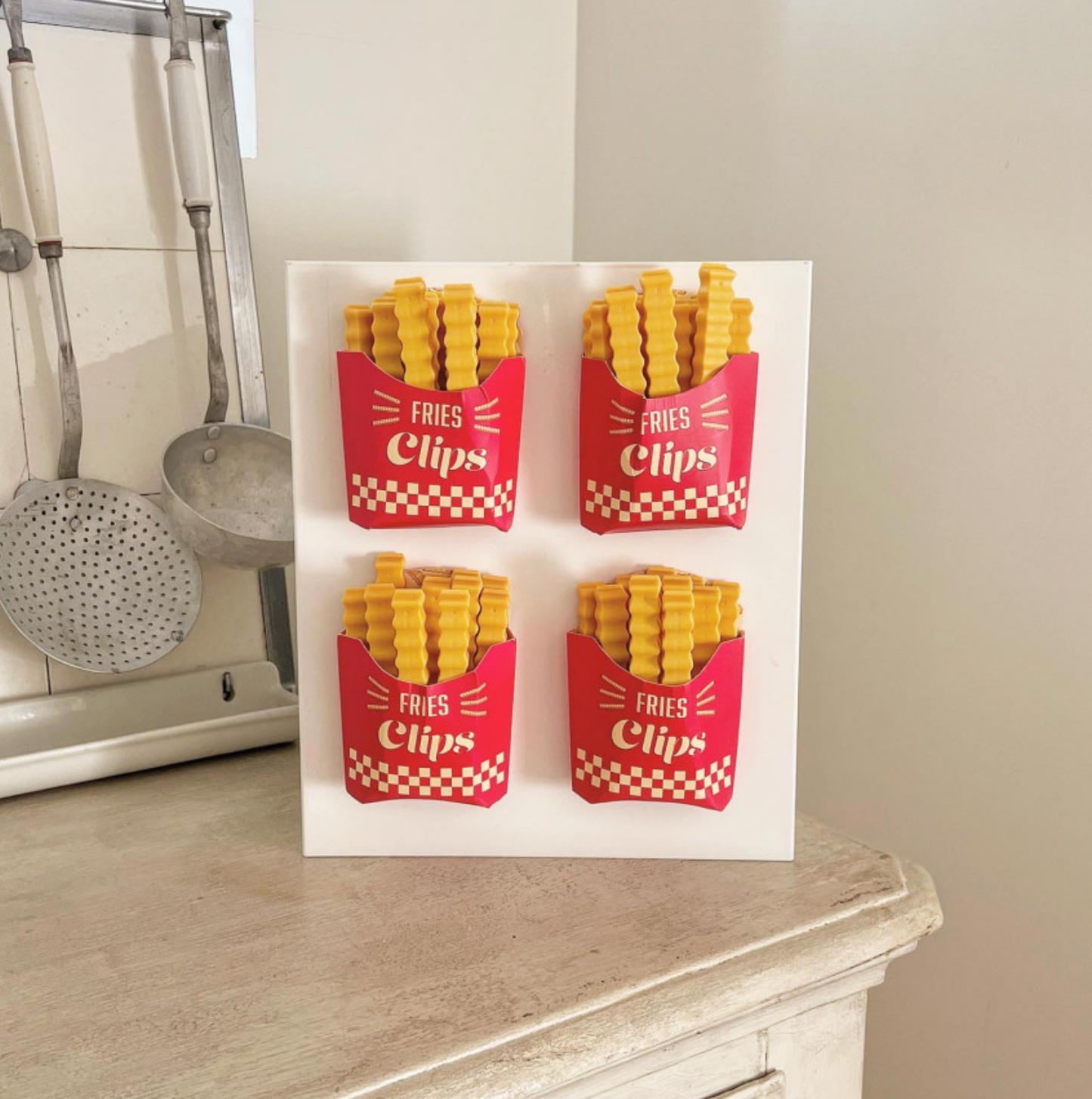 |Bracket Table| French Fries Clips (12P set)