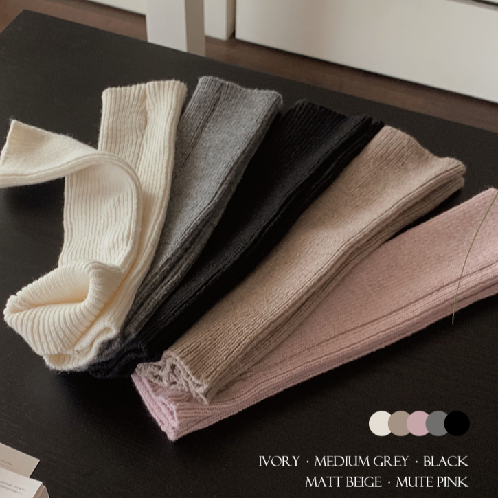 |SLOWAND| # SLOWMADE MOVE Thick Knit Warmer