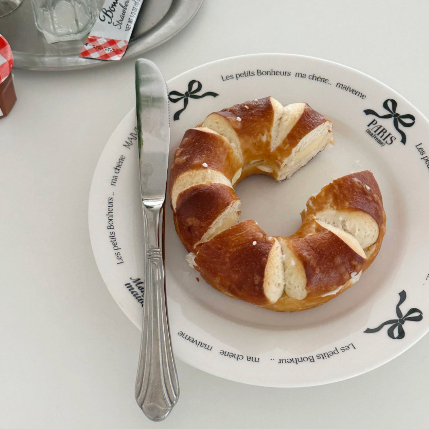 |maive me'| Ribbon Lettering Plate 21.5cm