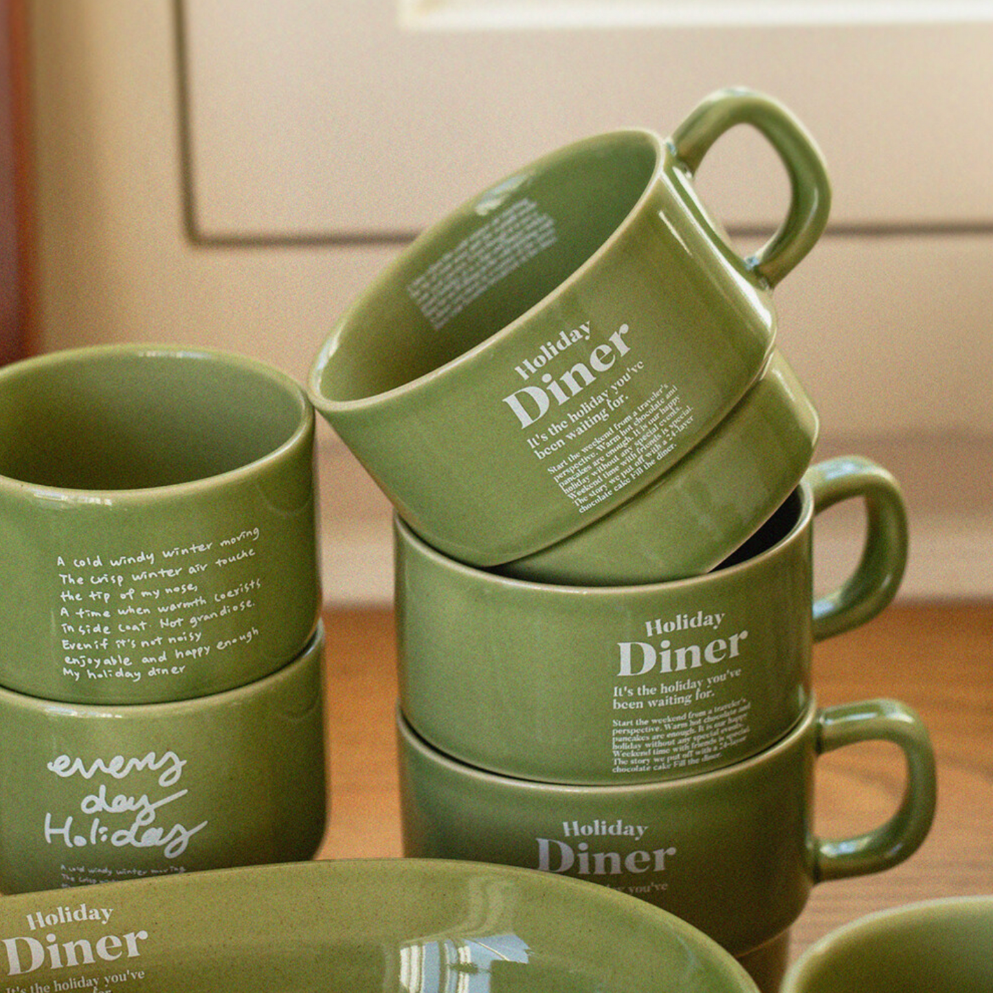 |momur| |weekend 7| Diner Cup (Broccoli) 310ml