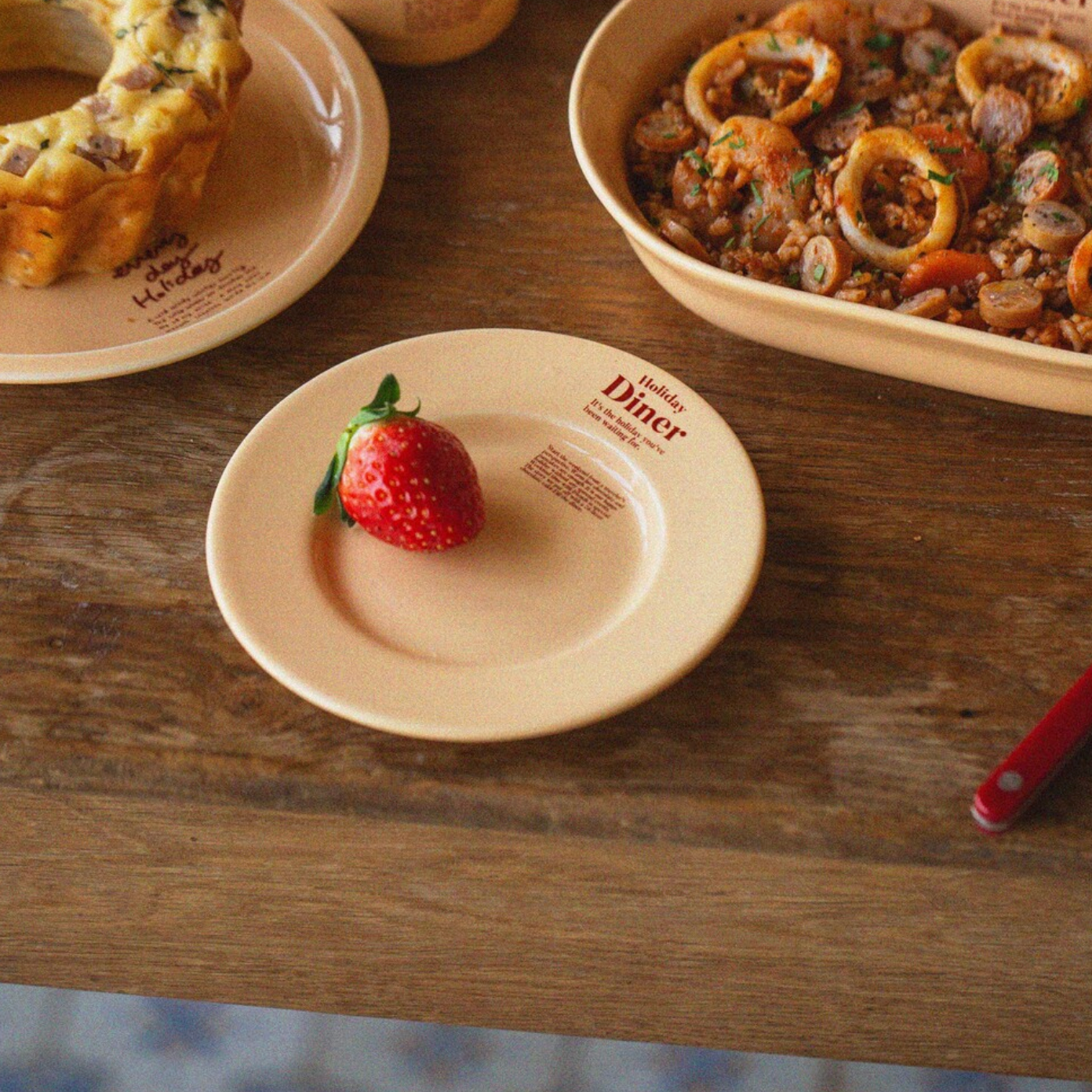 |momur| |weekend 7| Diner Saucer Plate (Cheese)