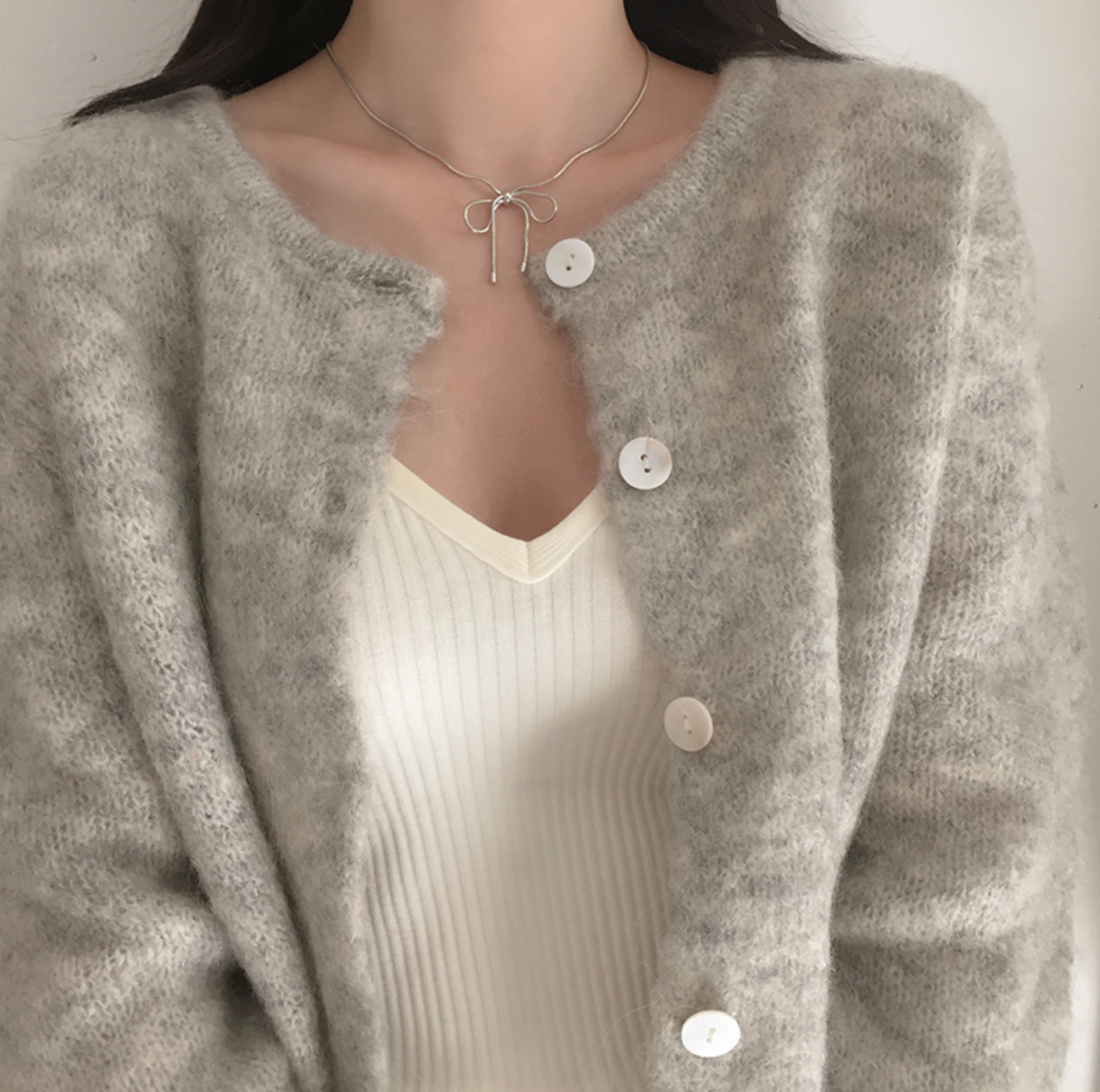 |moat| Ruffle Ribbon Necklace