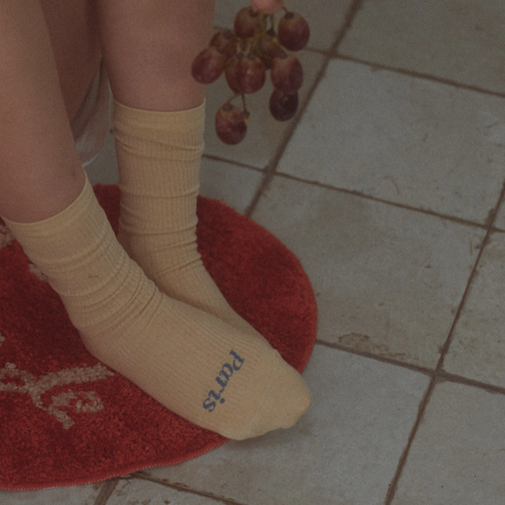 |HOTEL PARIS CHILL| Paris Chill Socks (4colour)