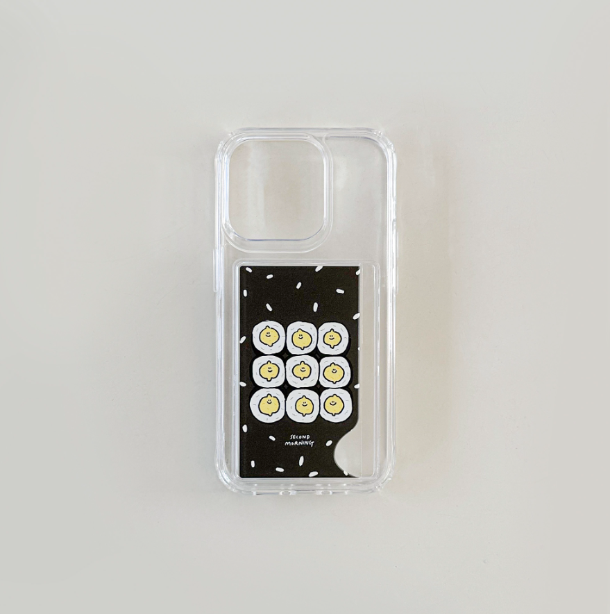 |second morning| Gimbap Jelly Hard Card Case