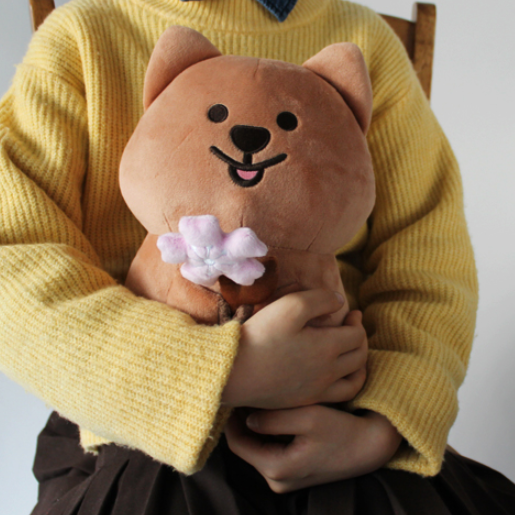 |YOUNG FOREST| Cherry Blossom Quokka Plush Doll
