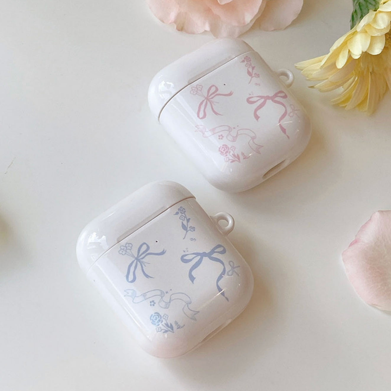 |Romantic Mood| Ribbon Bow Airpods Case
