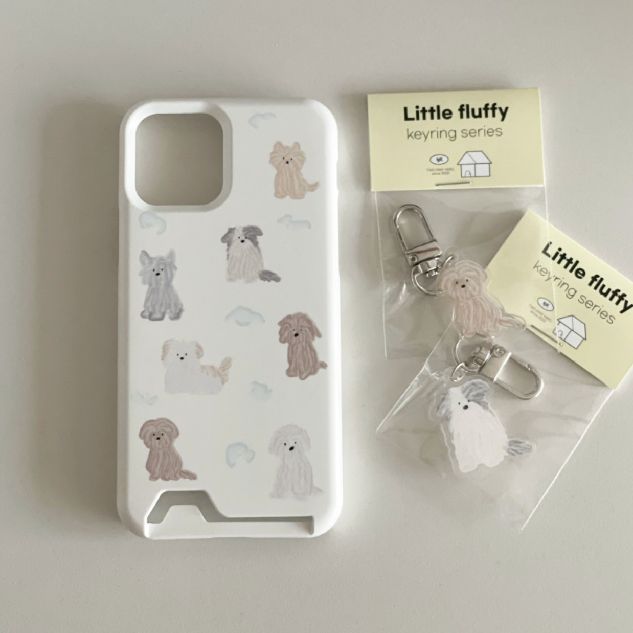 |two paw yard.| Little Fluffy Card Case