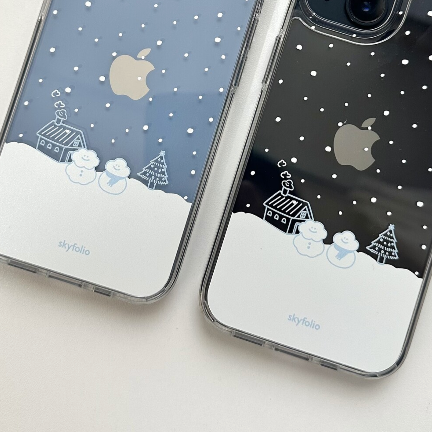 |skyfolio| Snow Village Clear Case