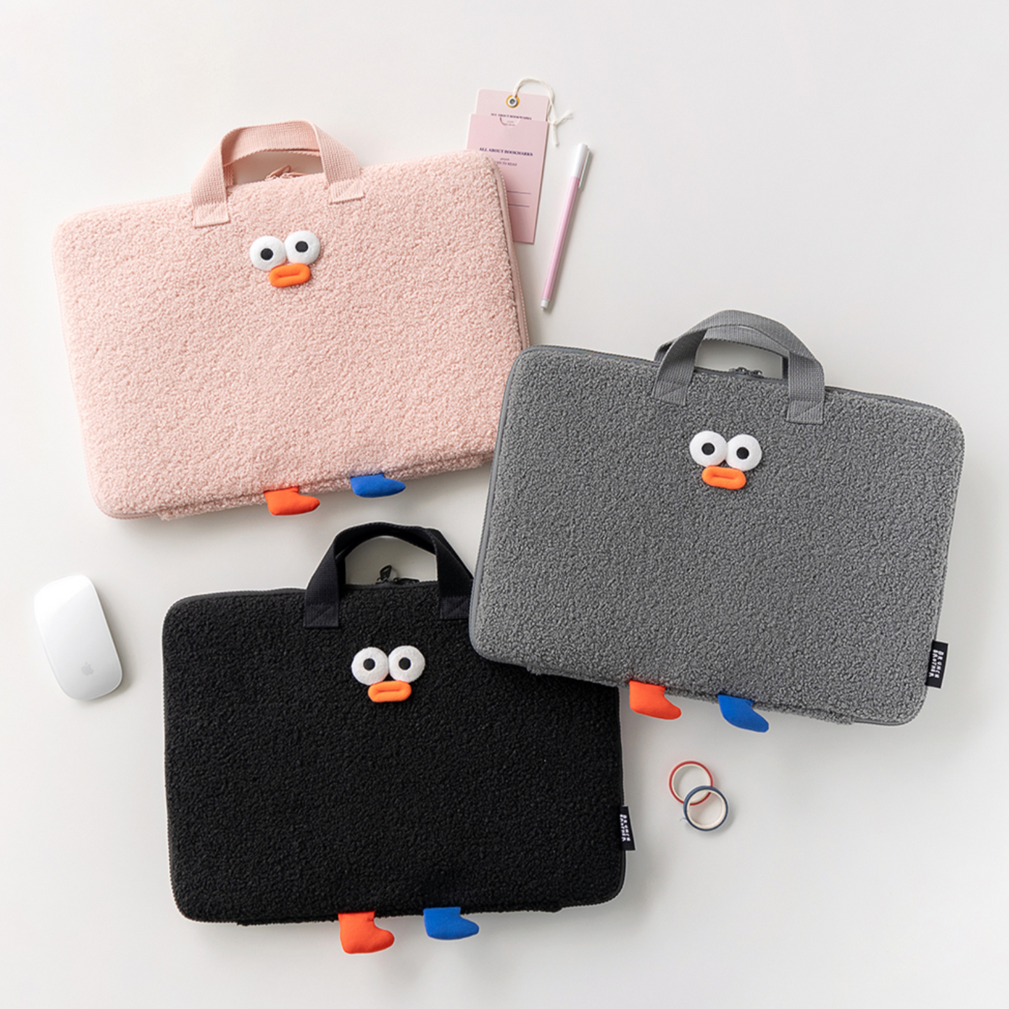 |Brunch Brother| Pompom Boucle Laptop Case 15"