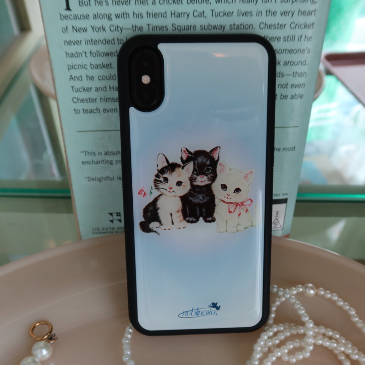 |neblinoso| Three Cat Epoxy Phone Case