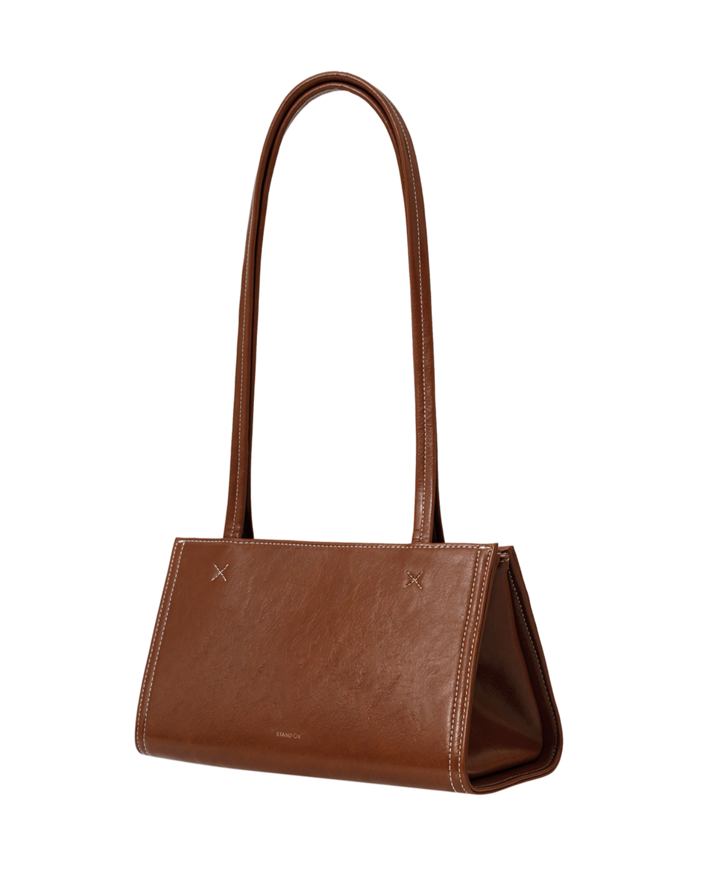 |STAND OIL| Oblong bag Tiny (Brown)