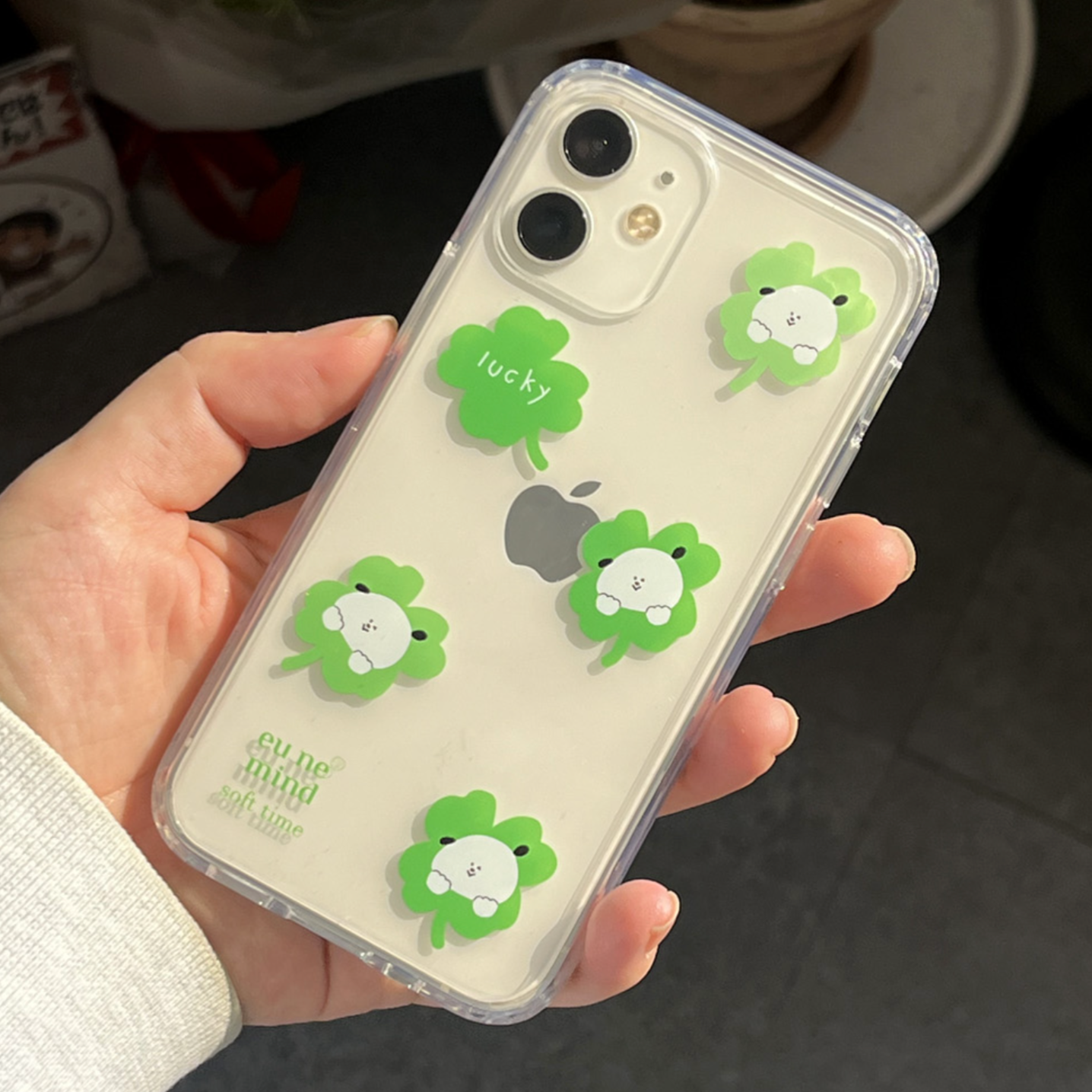 |eune mind| Clover Jelly Hard Case