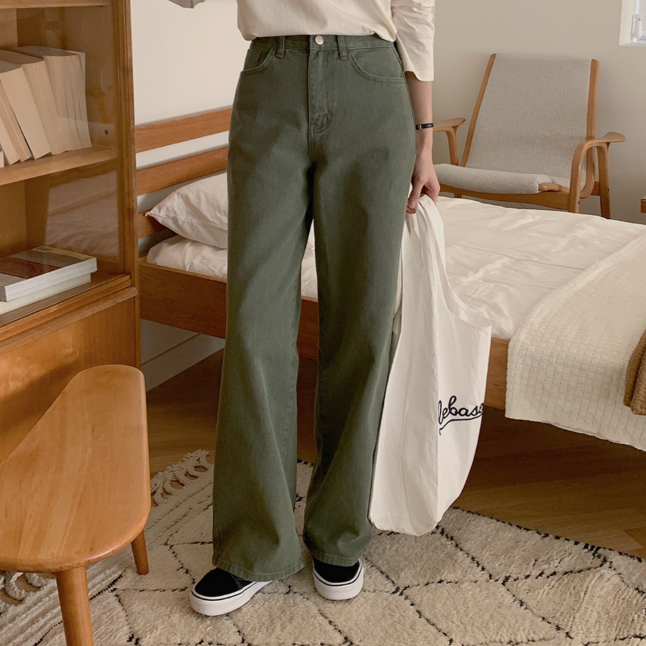 |FROM HEAD TO TOE| Wide Cotton Pants