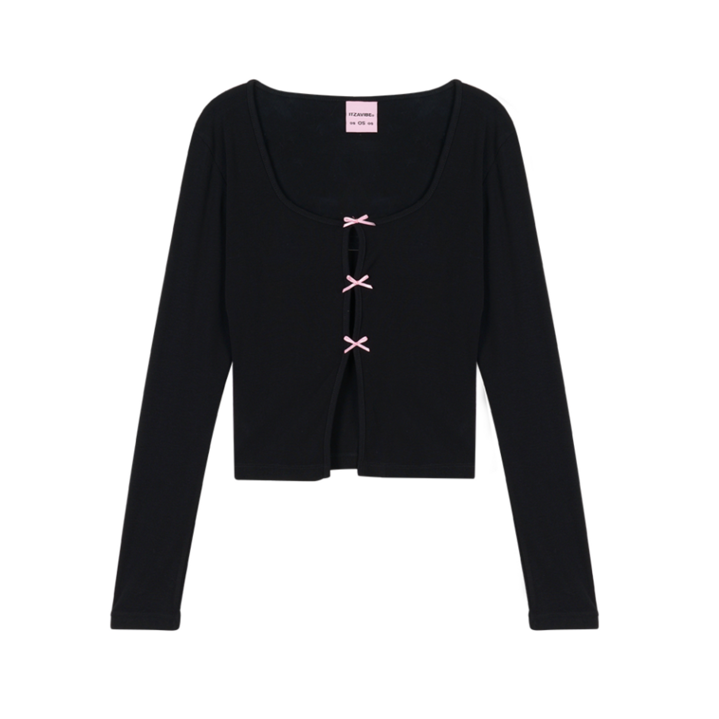 |ITZAVIBE| THREE RIBBON CARDIGAN