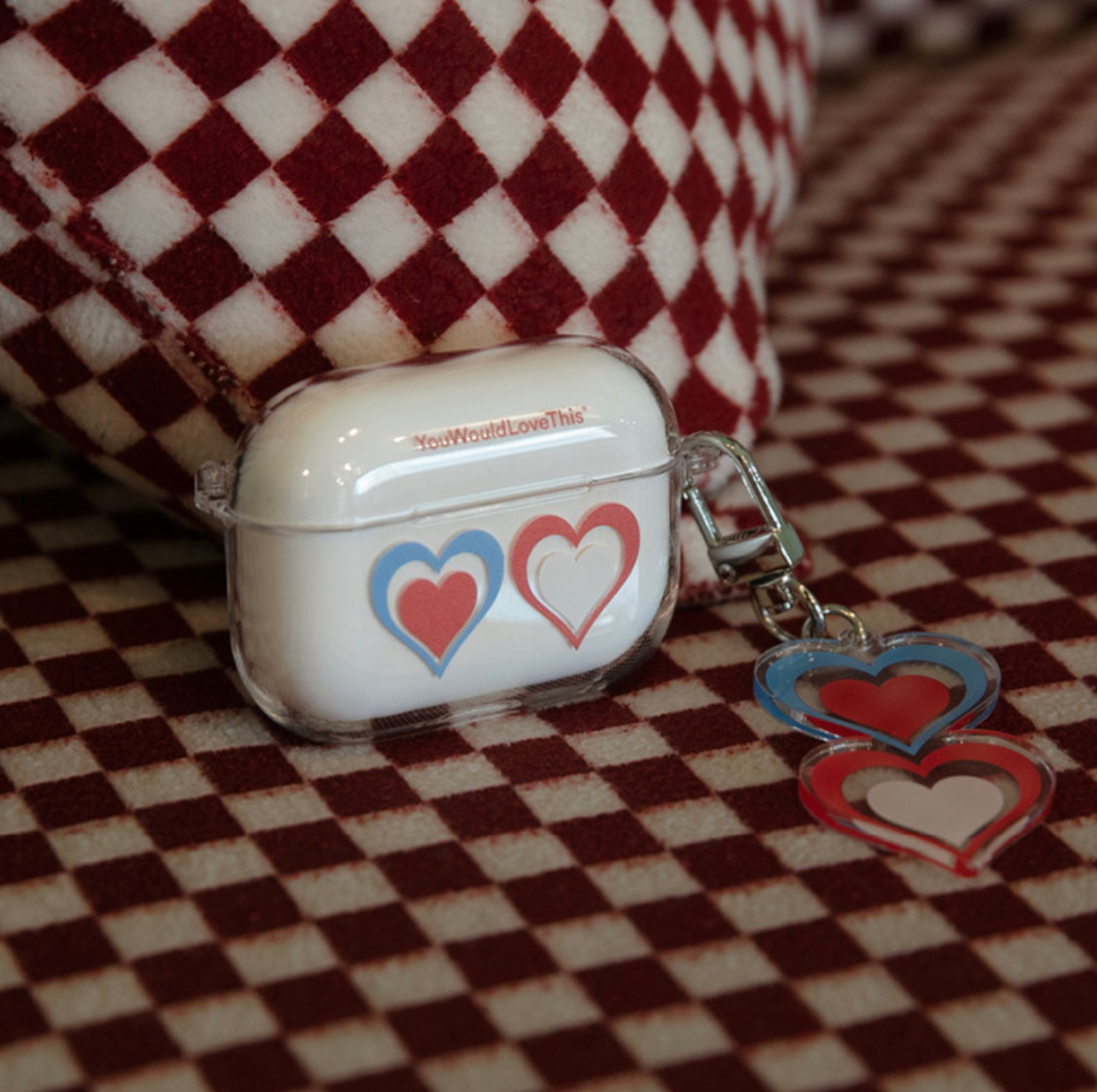 |YouWouldLoveThis| Fanfare (Double Heart) Clear Airpods Case