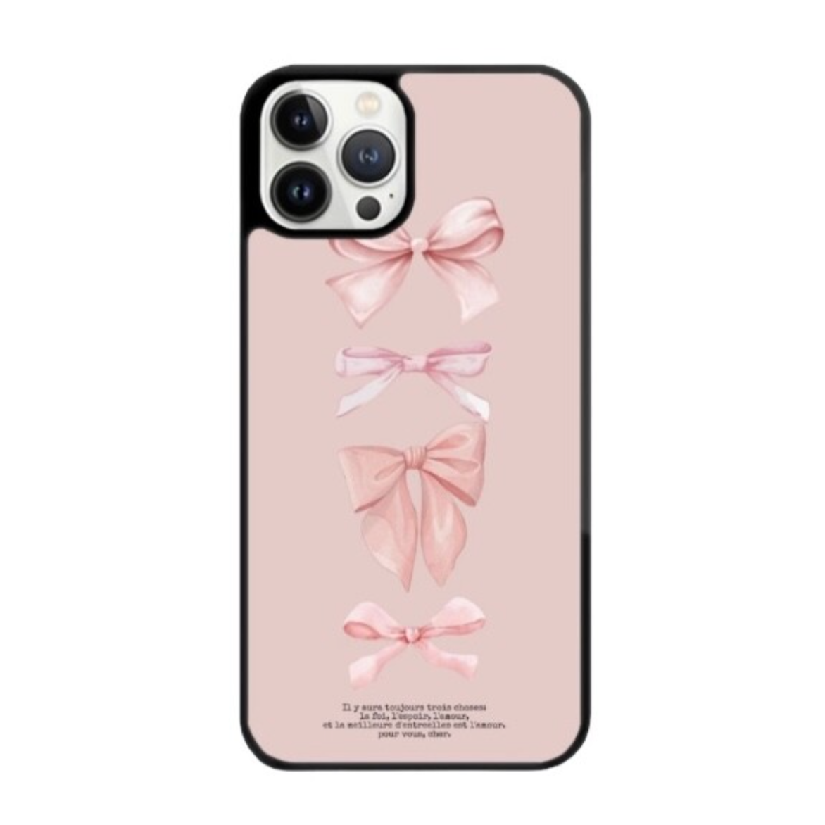 |dear my muse.| Ribbon Corset Coral Epoxy Phone Case