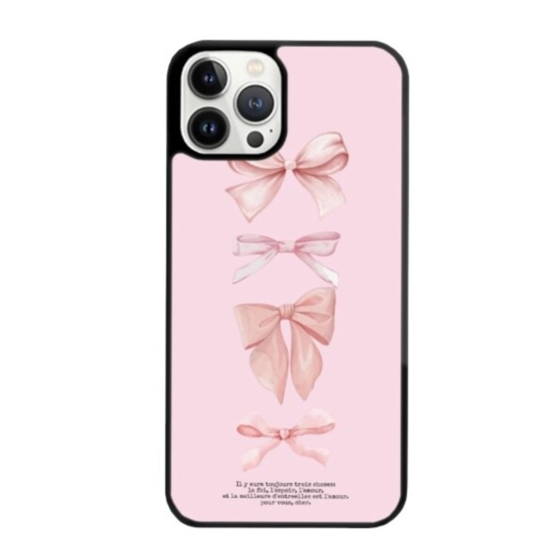 |dear my muse.| Ribbon Corset Pink Epoxy Phone Case