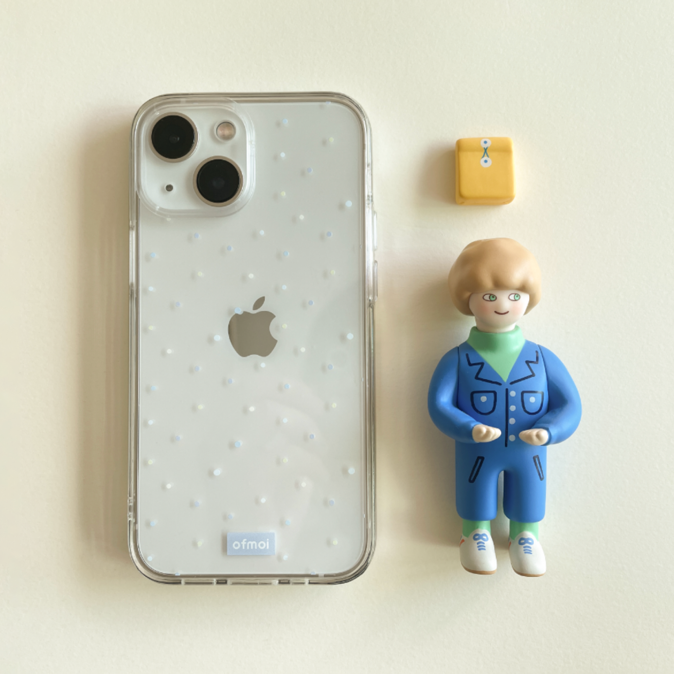 |ofmoi| Snow Bean Clear Phone Case