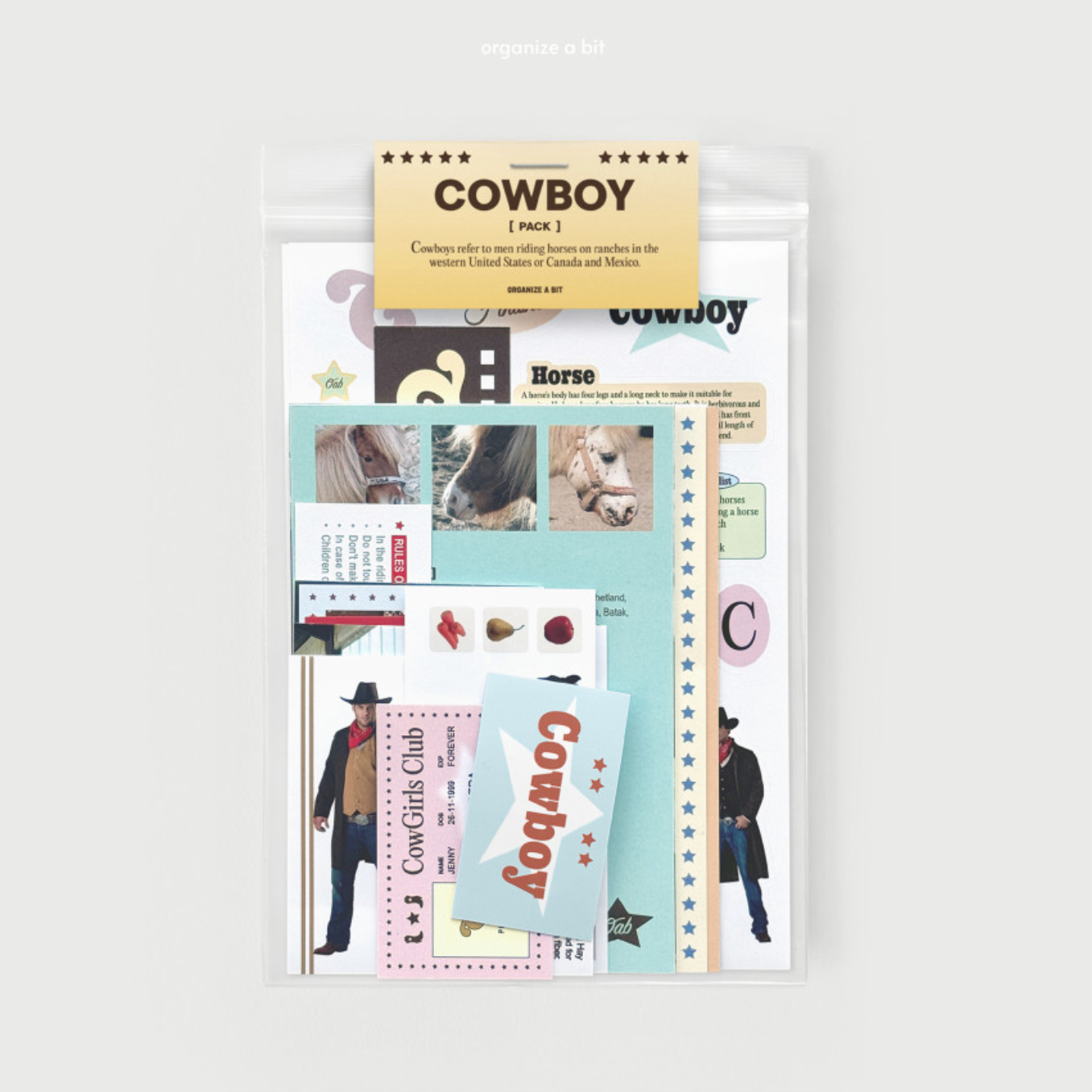 |oab studio| Cowboy Sticker Pack