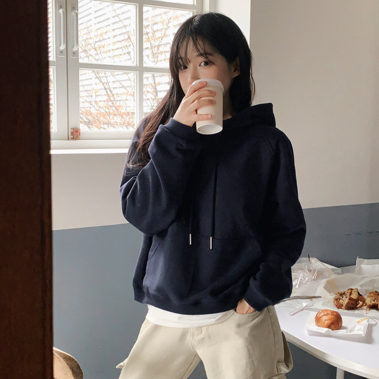 |SLOWAND| # SLOWMADE New Daily Fit Well-made Hoodie