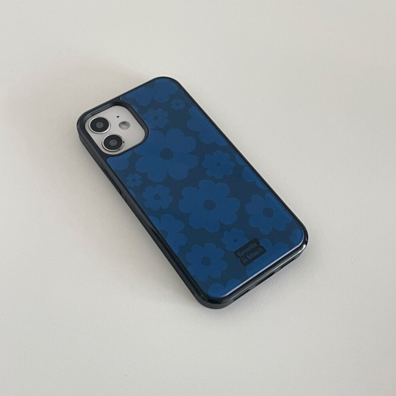 |midmaly| Denim Flower Epoxy Phone Case