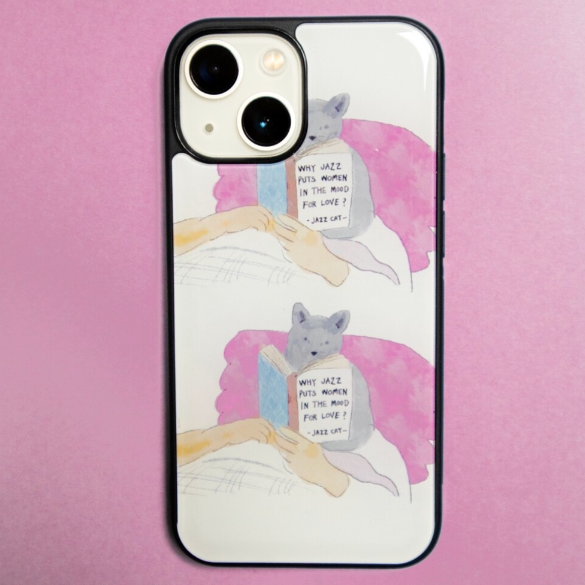 |JAZZ OR NOT| Thinking Cat Phone Case (4Types)