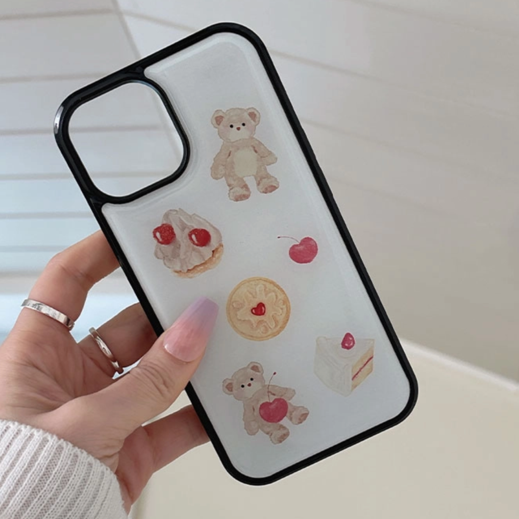 |LE SAMEDI| Bear & Dessert Epoxy Phone Case