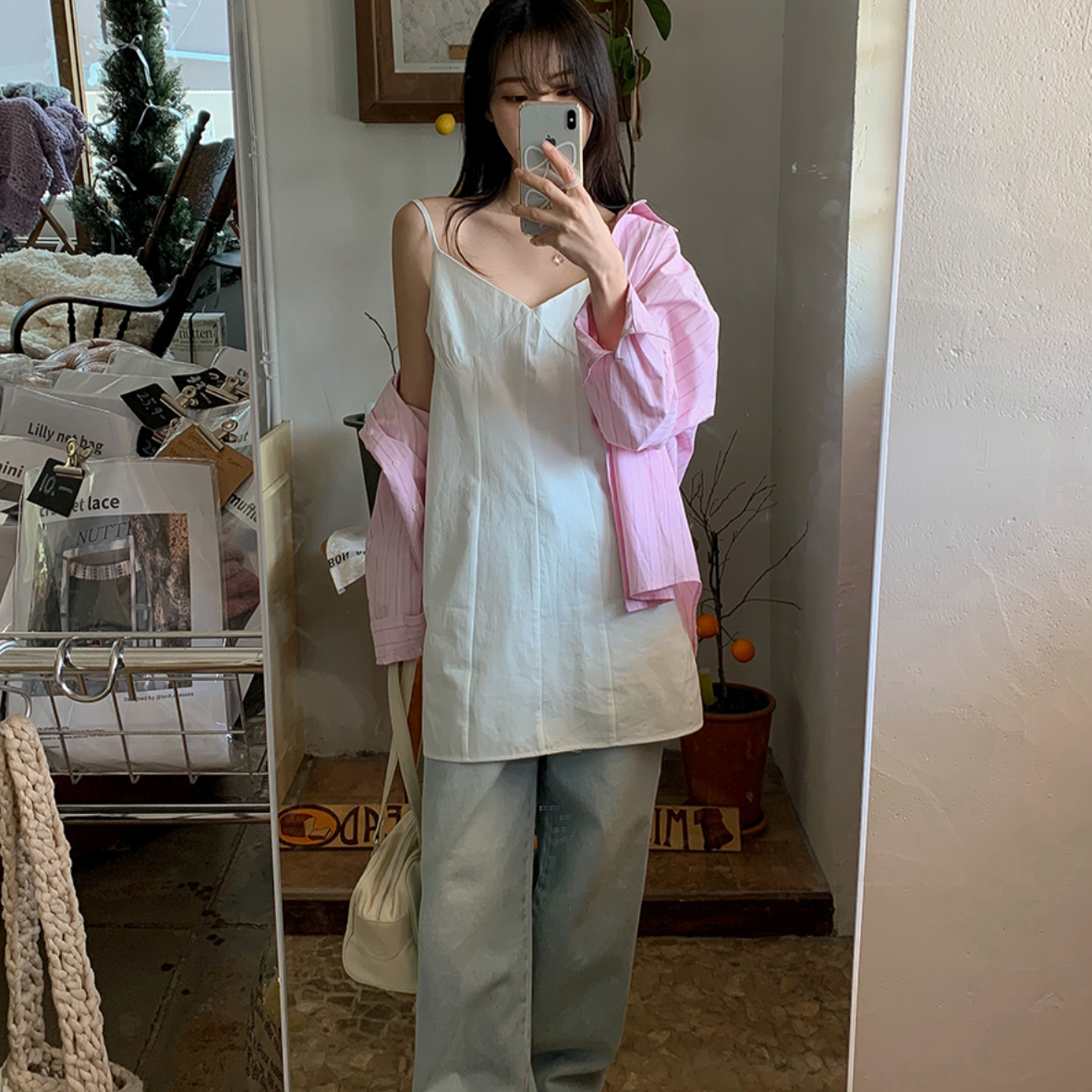 |SHOPPERLAND| St. Layered Slits Mini Dress