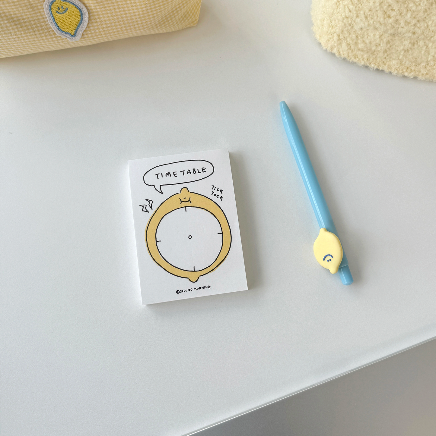 |second morning| Time Table Memopad