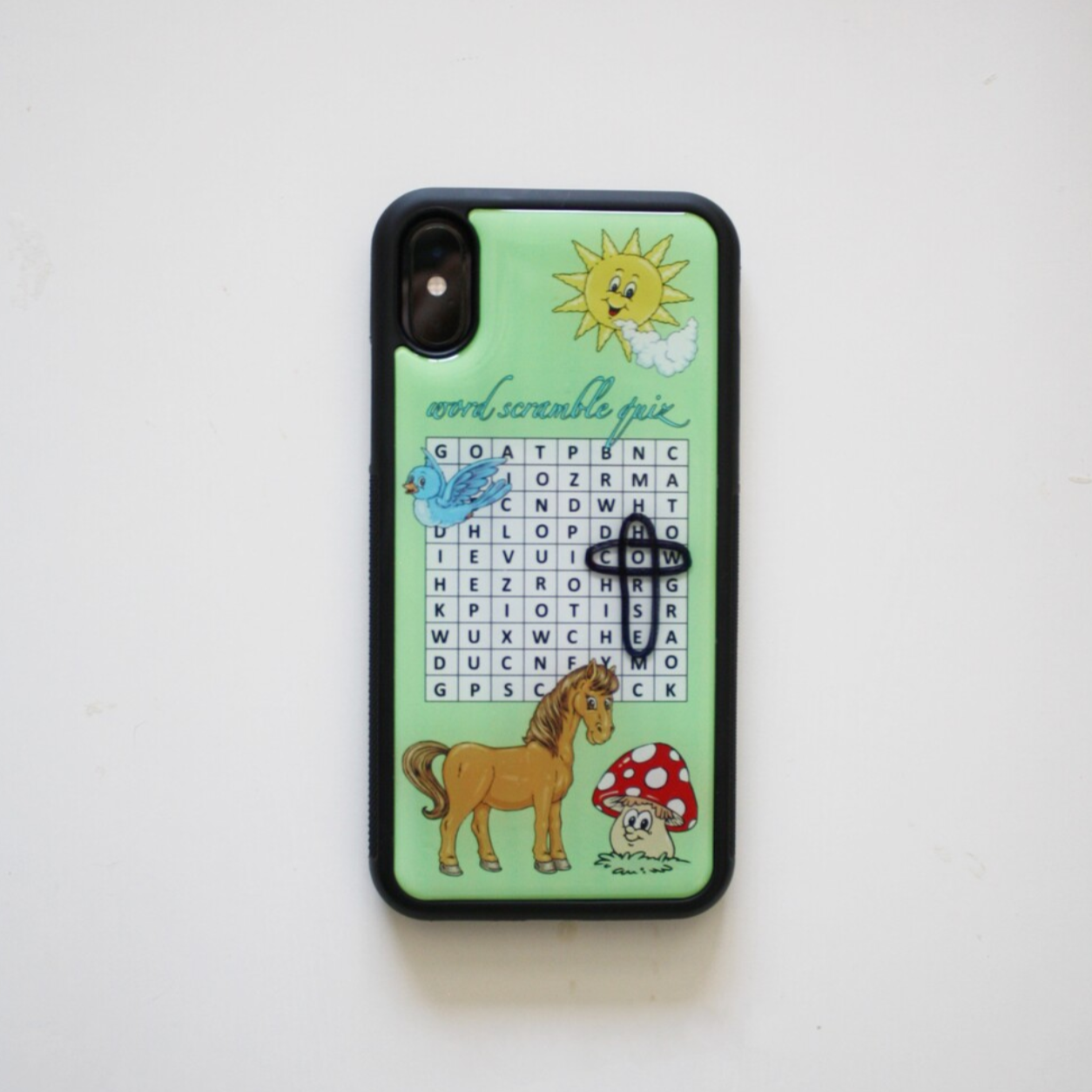 |onourovvn| |Project 14| Scramble Quiz Green Epoxy Case